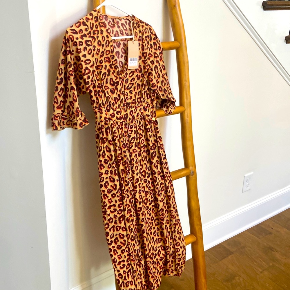 Leopard print dress by Scotch & Soda. Brand new with tags.